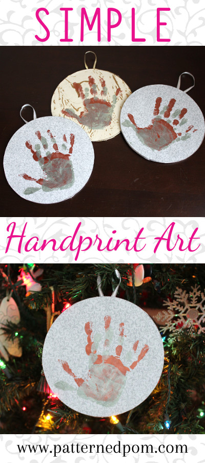 Children's Hand or Foot Print Artwork Gift